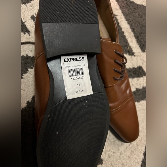 Men’s Express Leather Dress Shoes - Size 12